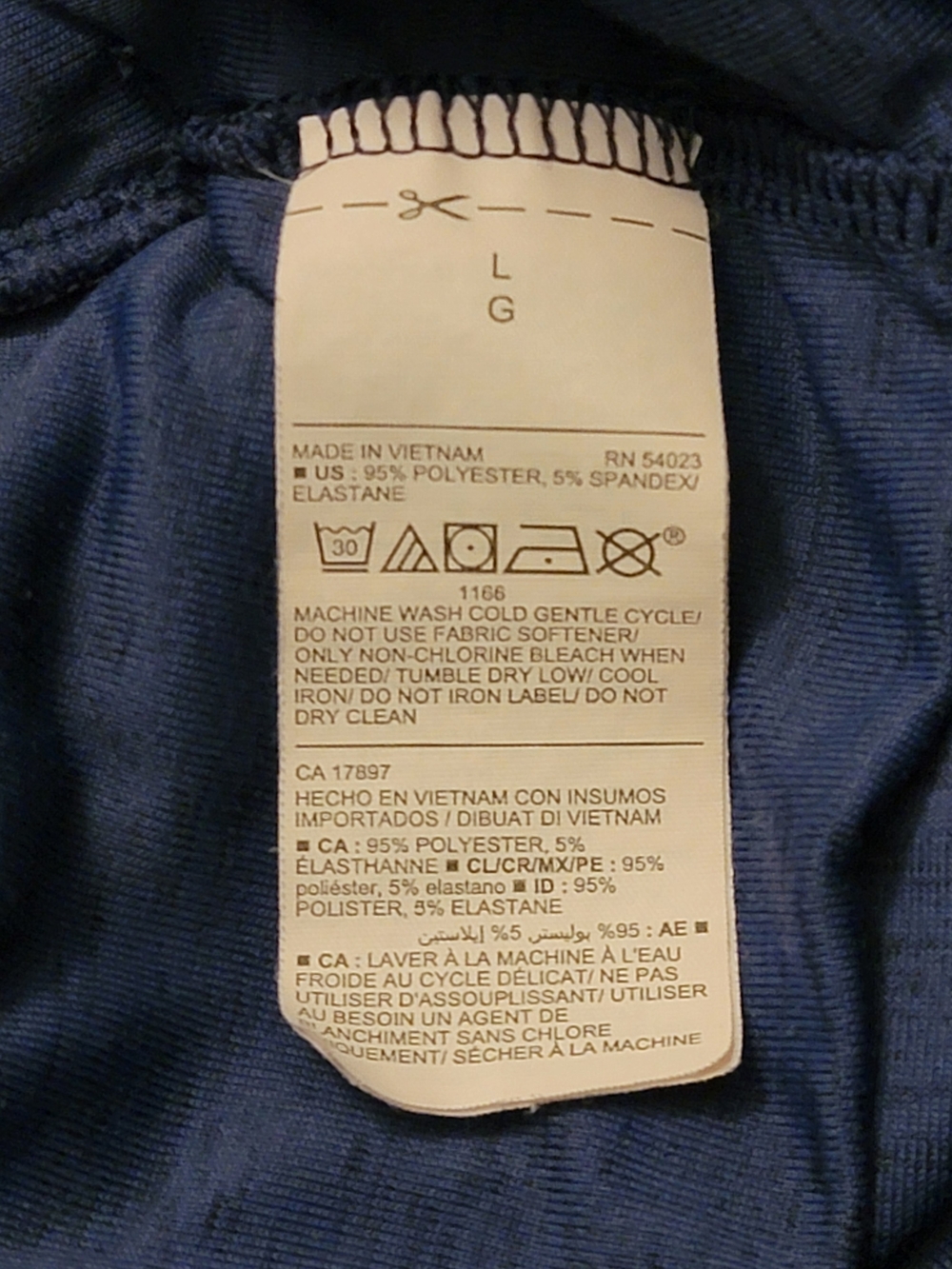 Old Navy-Navy Blue Elastic Drawstring Shorts - Picture 4 of 8